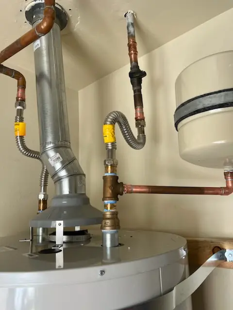 Water heater installation and plumbing repair in Gray